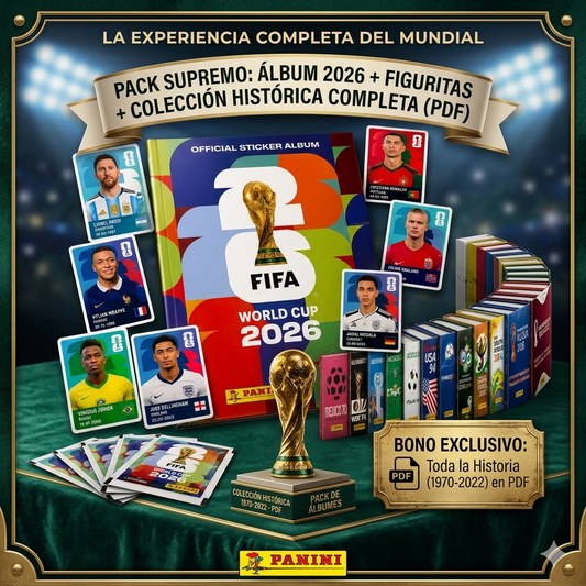 🏆 Pack Supremo: Copa Mundial 2026 + Colección Histórica Completa